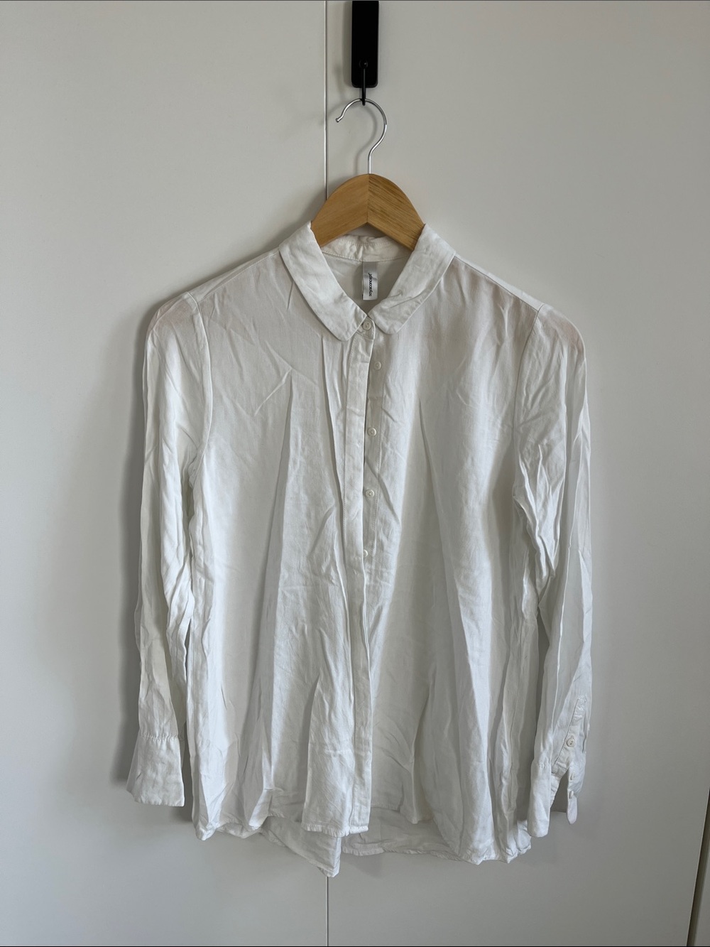 Classic White Button-Up Shirt